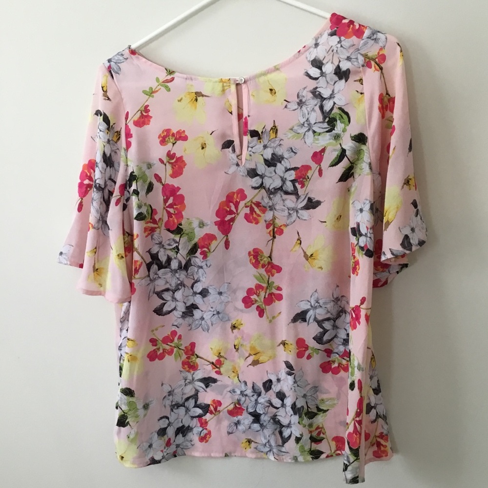 Liz Claiborne Spring Floral Blouse - Picture 2 of 2